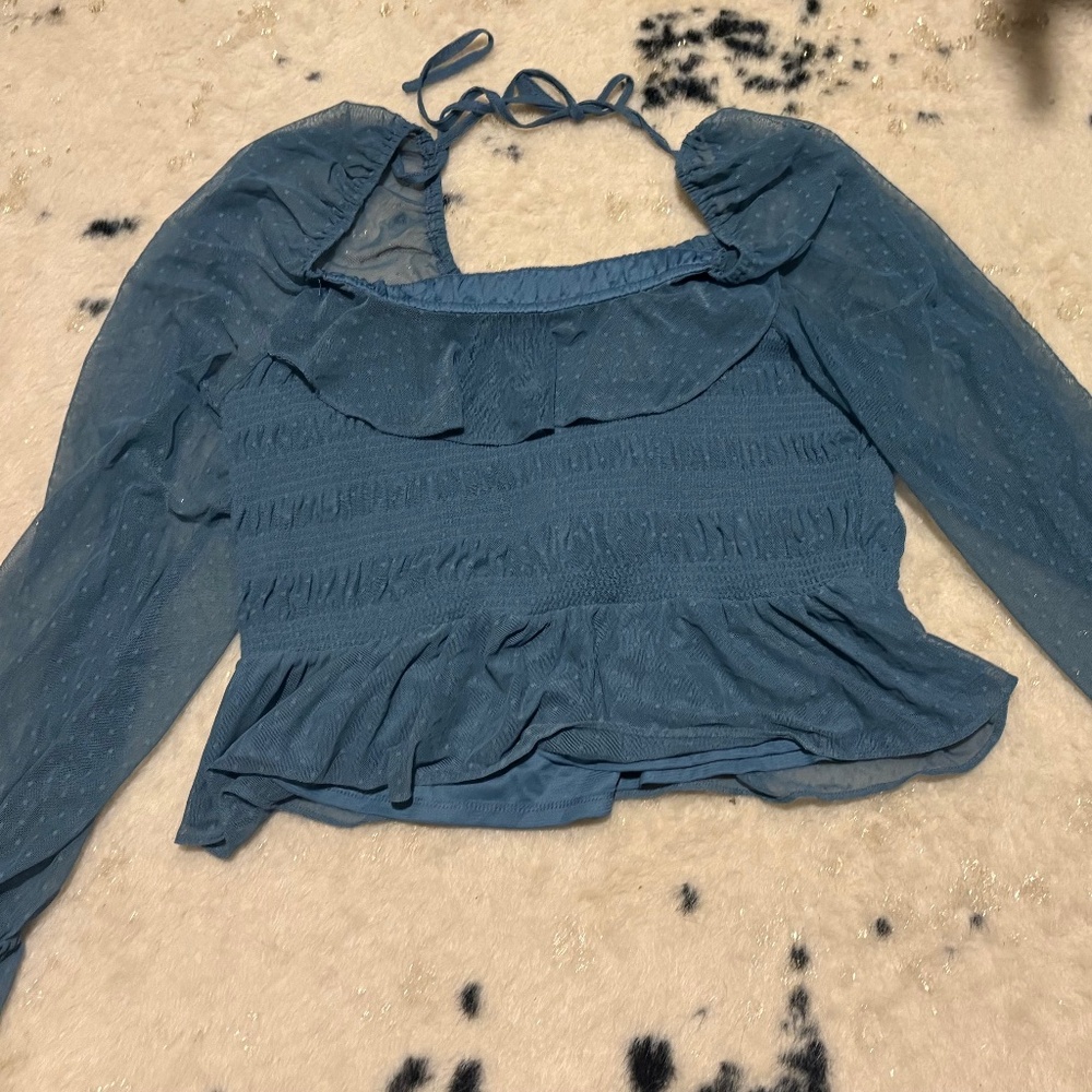 Lauren Conrad blue shirt.
